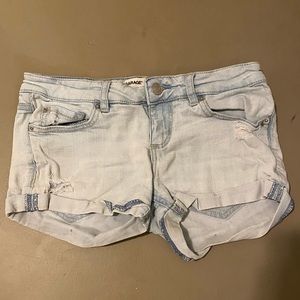 Distressed Jean Shorts